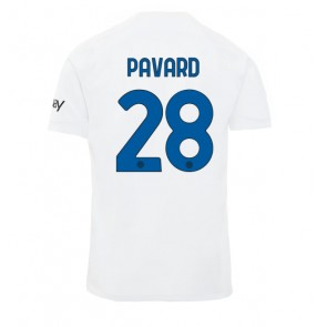 Lacne Muži Futbalové dres Inter Milan Benjamin Pavard #28 2023-24 Krátky Rukáv - Preč